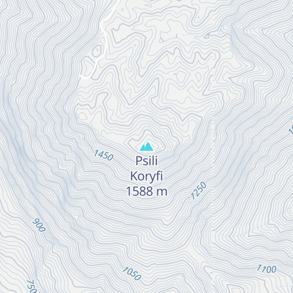 Map of Psili Koryfi
