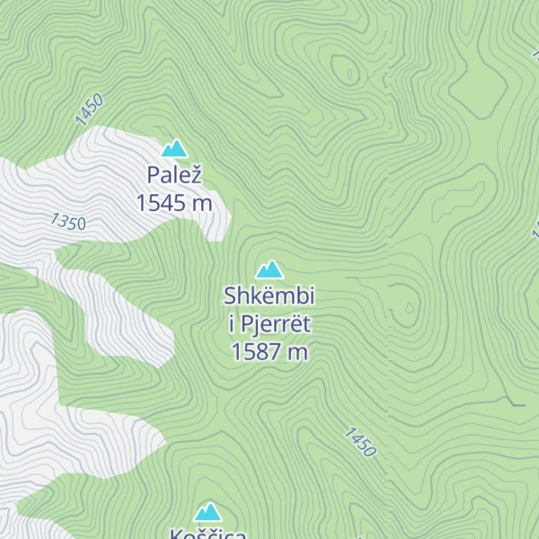 Map of Shkëmbi i Pjerrët