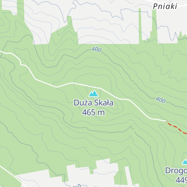 Map of Duża Skała