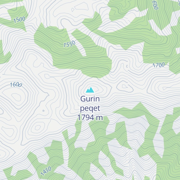 Map of Gurin peqet