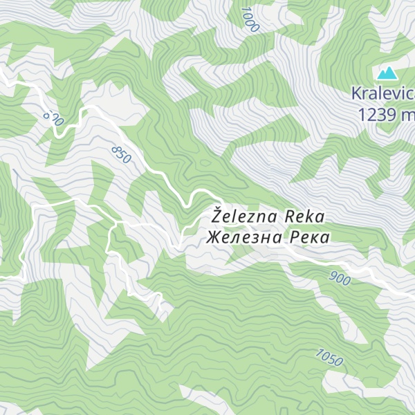 Map of Zhelezna Reka