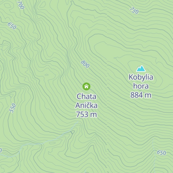 Map of Chata Anička