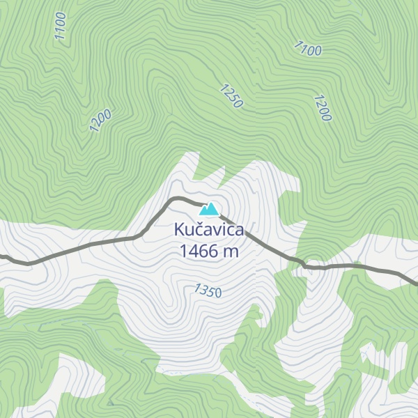 Map of Kučavica