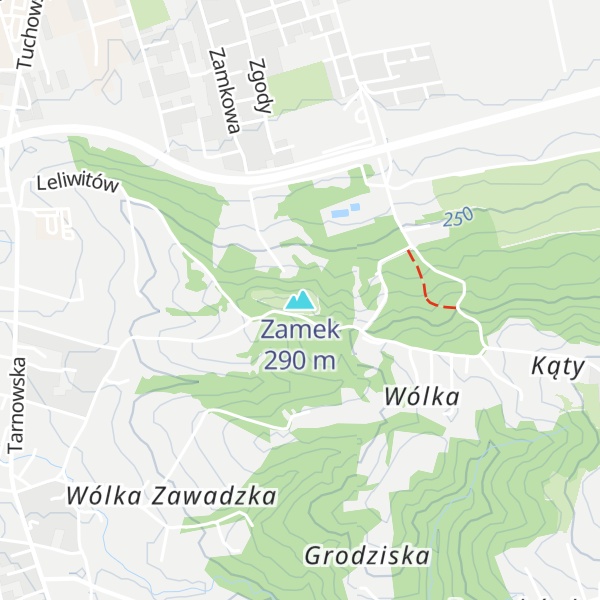 Map of Zamek