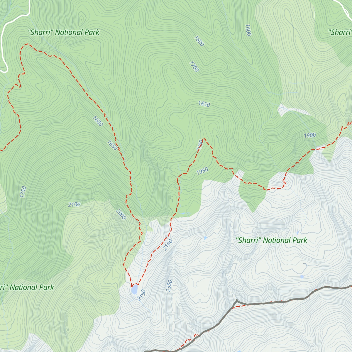 Mountaineers' Lodge map