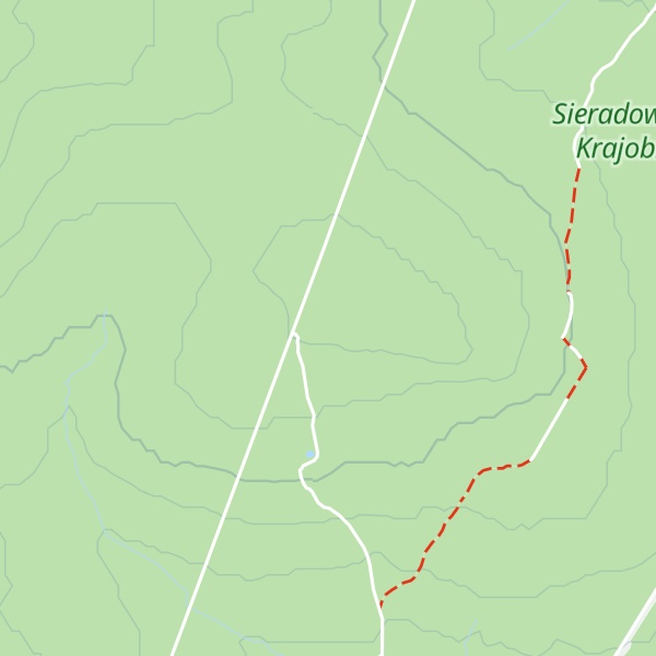 Map of Jaźwińska Góra