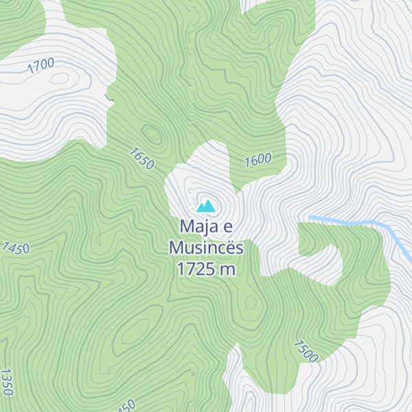 Map of Maja e Musincës