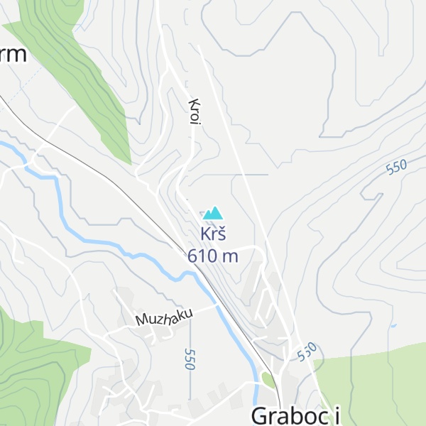Map of Krš