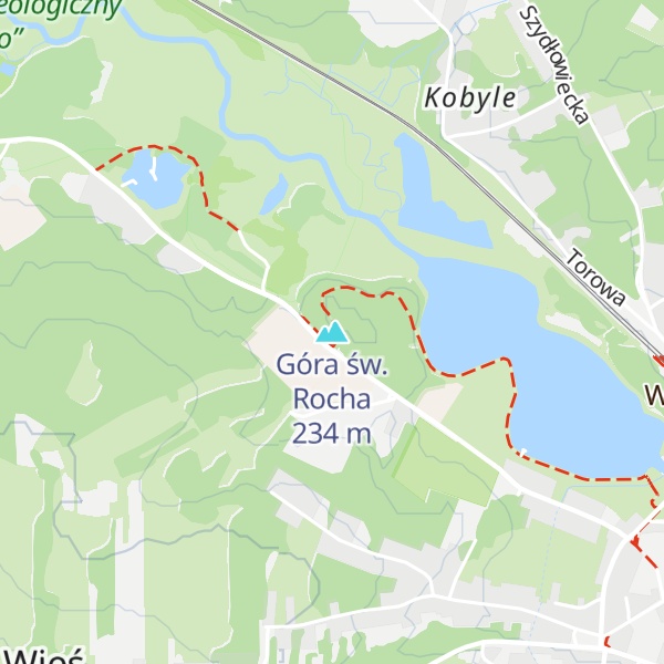 Map of Góra św. Rocha