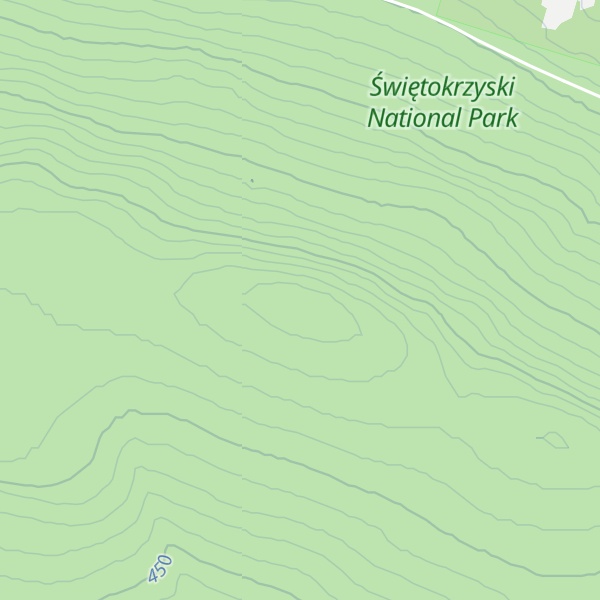 Map of Hucka Góra