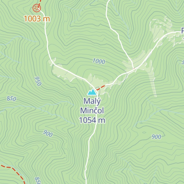 Map of Malý Minčol