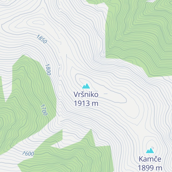 Map of Vršniko