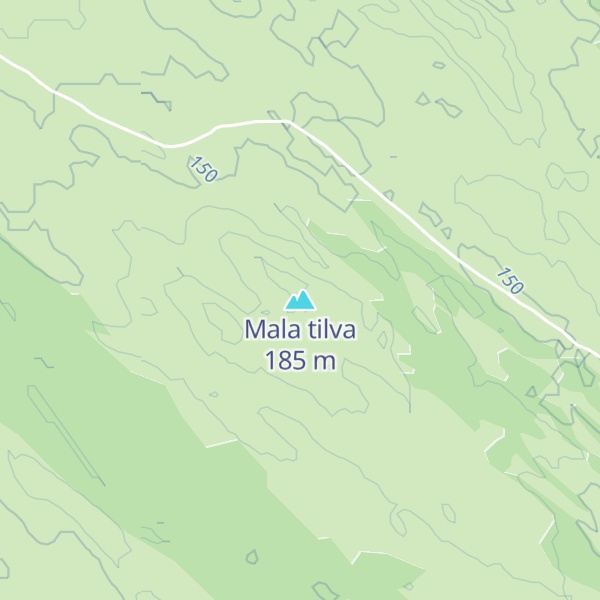 Map of Mala tilva