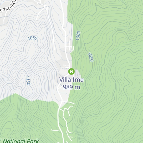 Map of Villa Ime