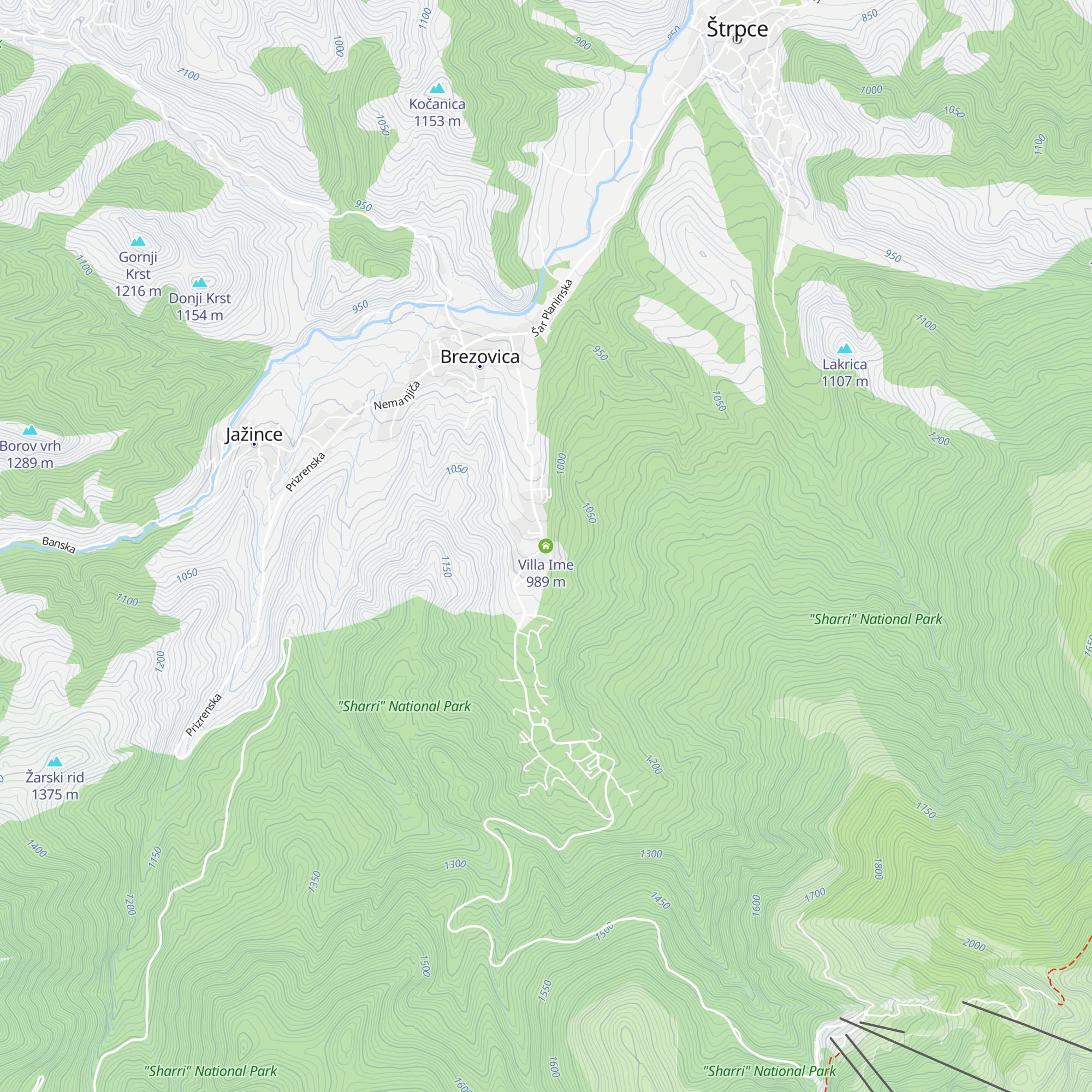 Villa Ime map