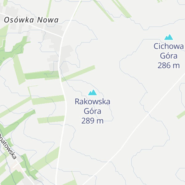 Map of Rakowska Góra