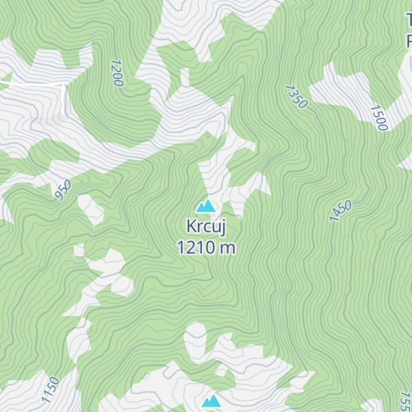 Map of Krcuj