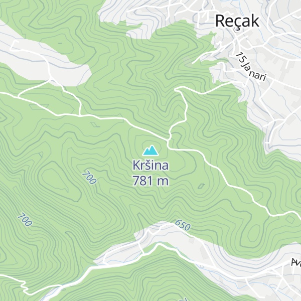 Map of Kršina