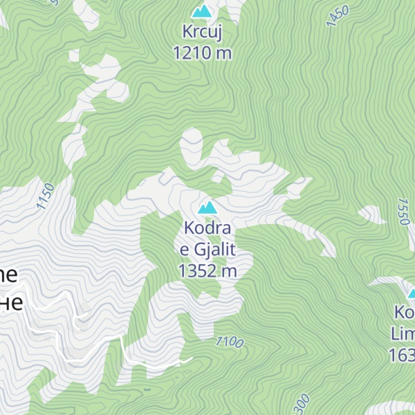 Map of Kodra e Gjalit