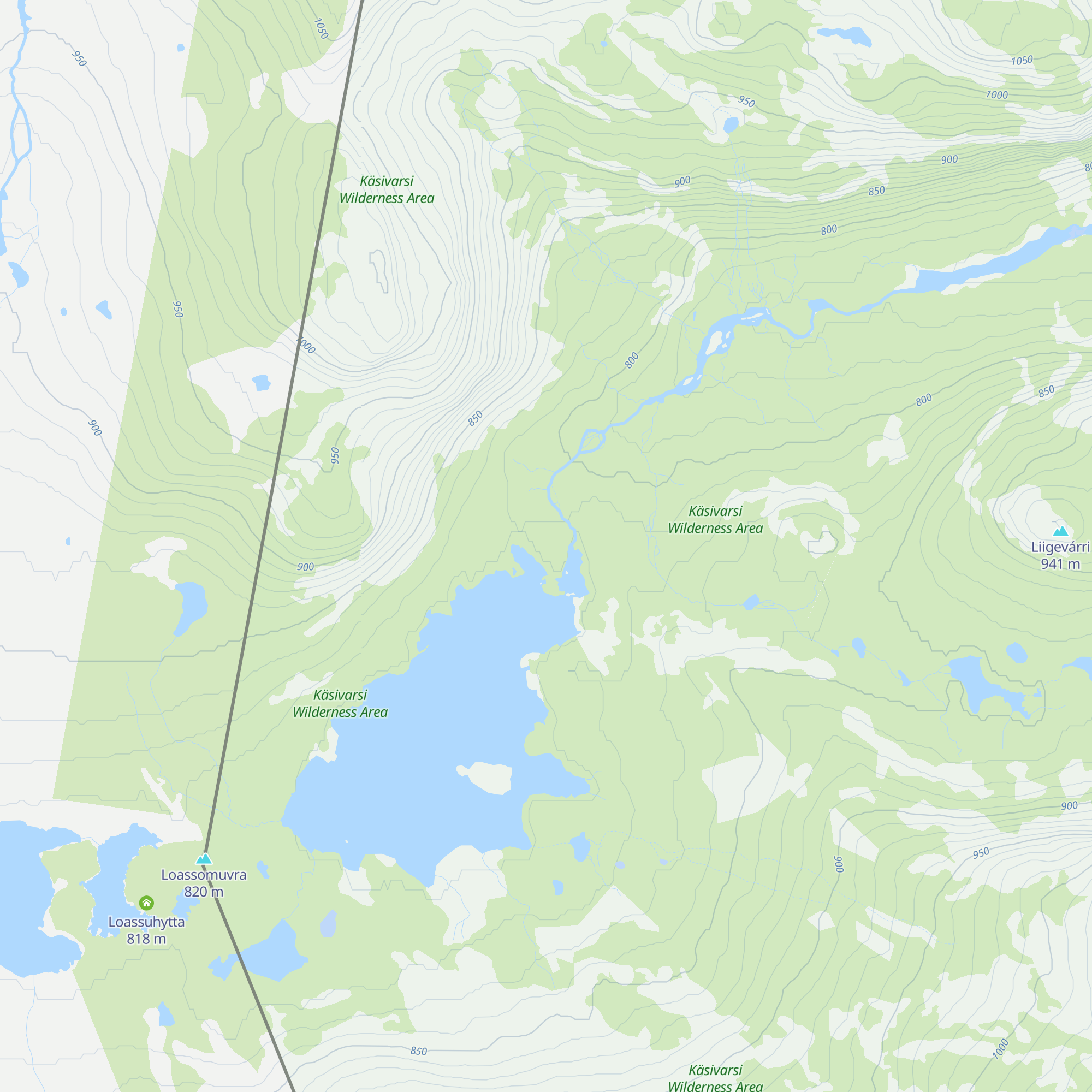 Lossujärvi autiotupa map