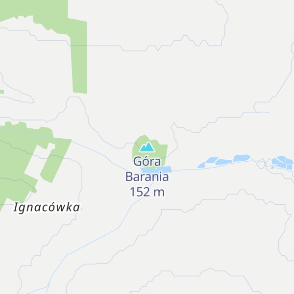 Map of Góra Barania