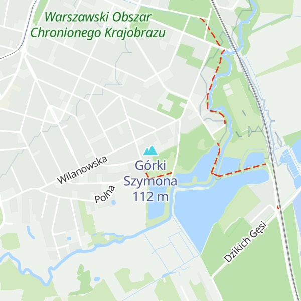 Map of Górki Szymona