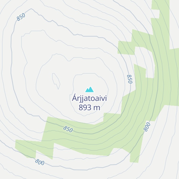 Map of Árjjatoaivi