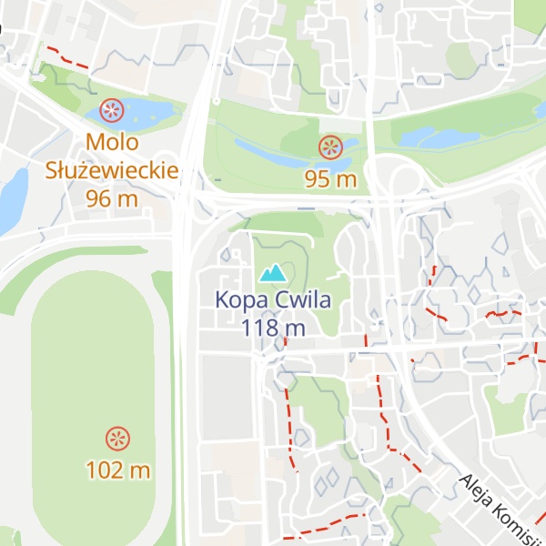 Map of Kopa Cwila