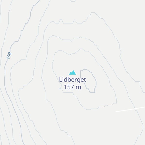 Map of Lidberget