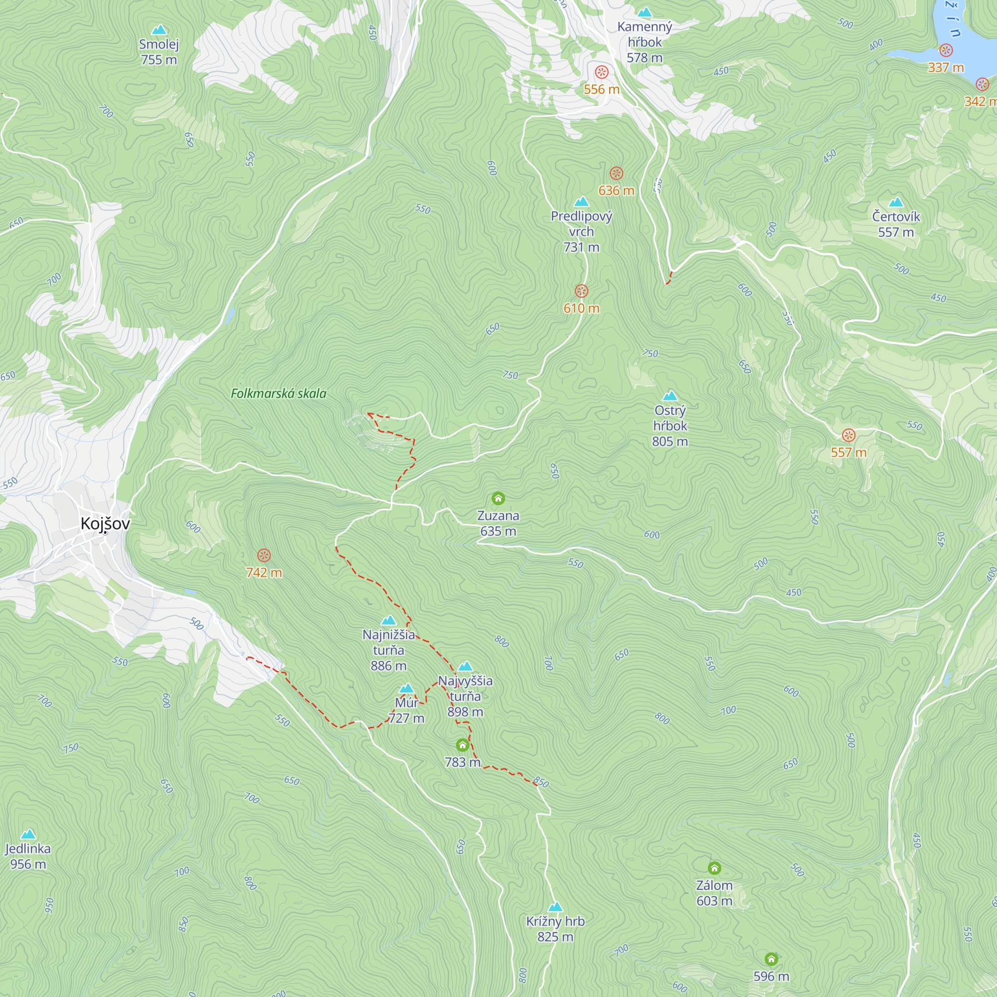 Zuzana map