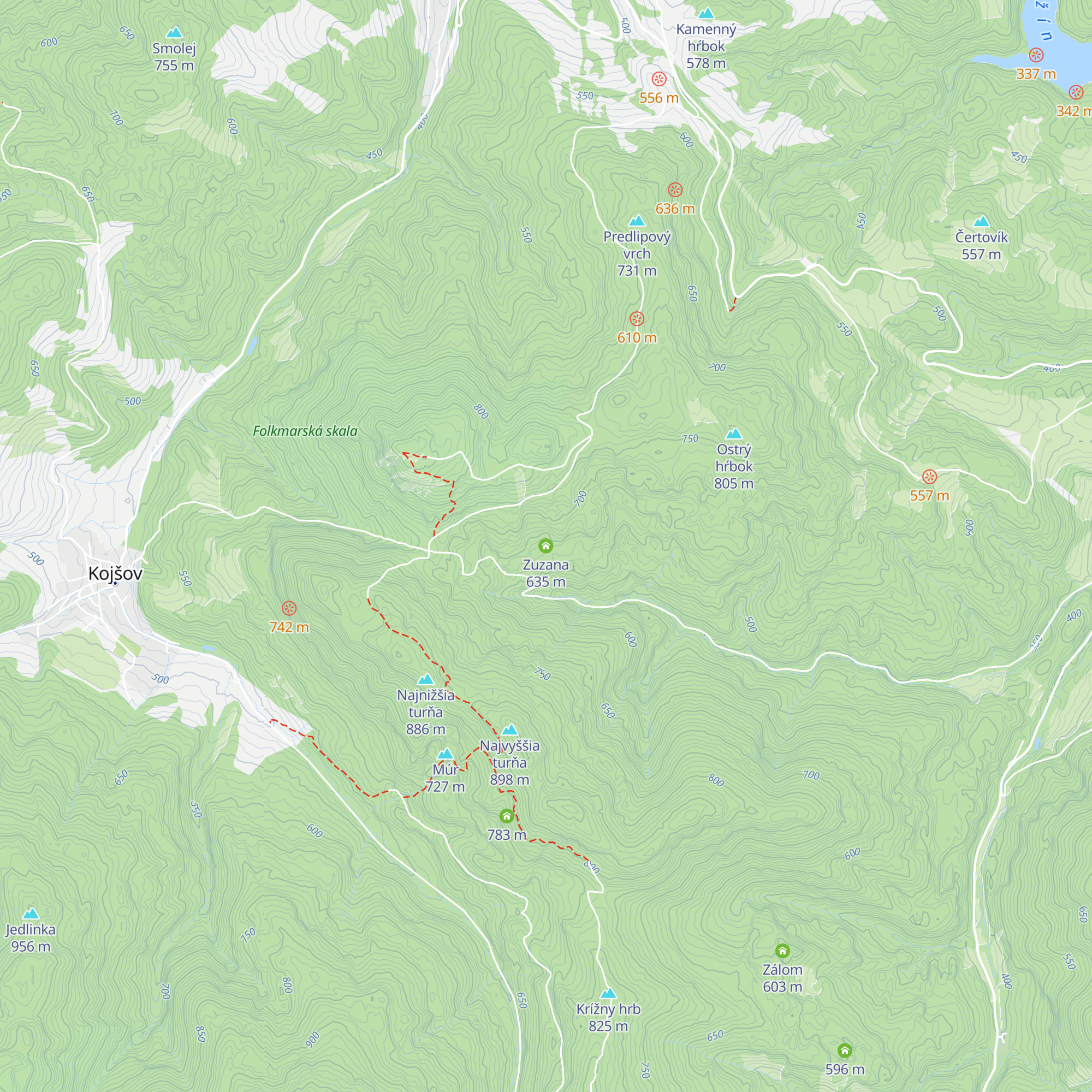 Zuzana map