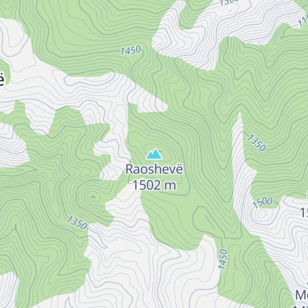 Map of Raoshevë