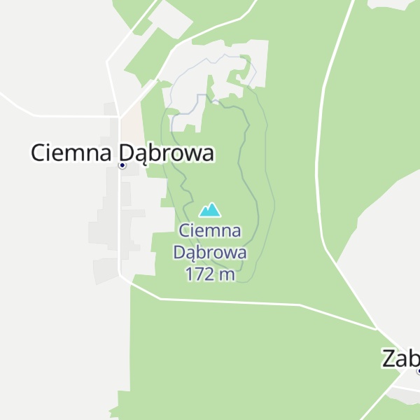 Map of Ciemna Dąbrowa