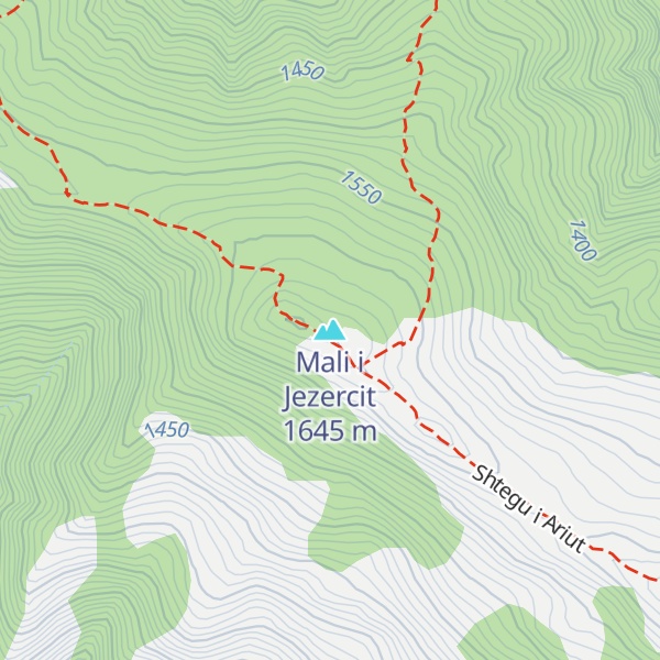 Map of Mali i Jezercit