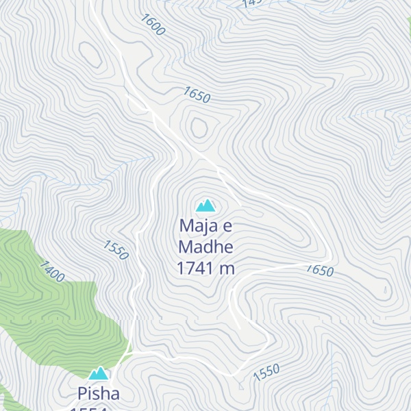 Map of Maja e Madhe