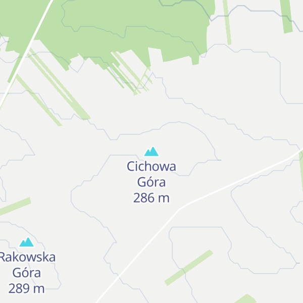 Map of Cichowa Góra
