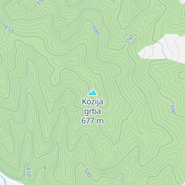 Map of Kozija grba