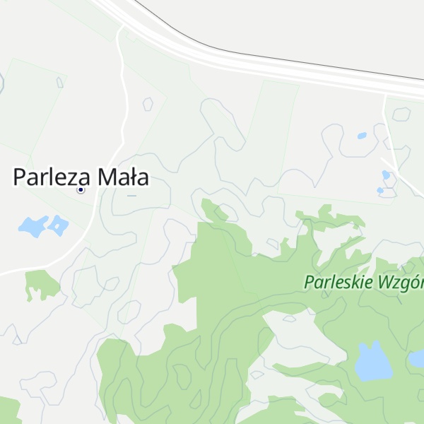Map of Parleskie Wzgórza