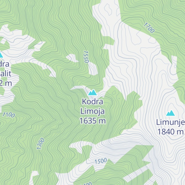 Map of Kodra Limoja