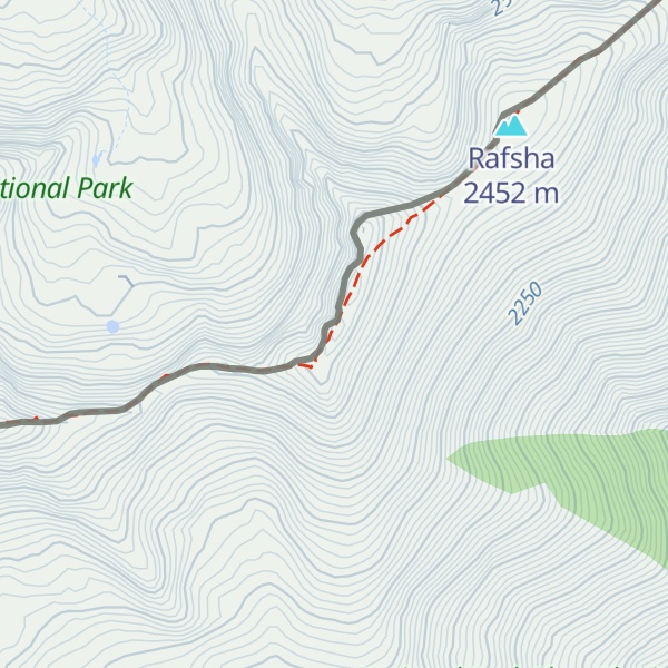 Map of Crn Kamen / Guri I Zi