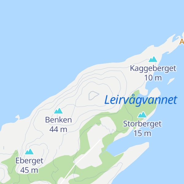 Map of Ørnaberget