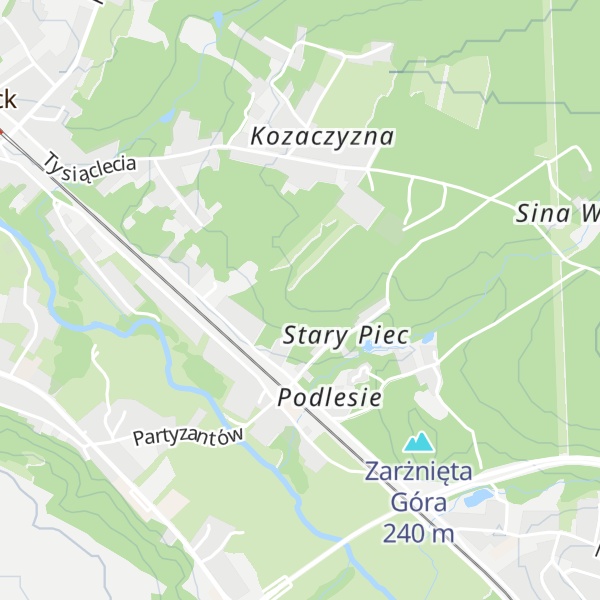 Map of Krzemienica