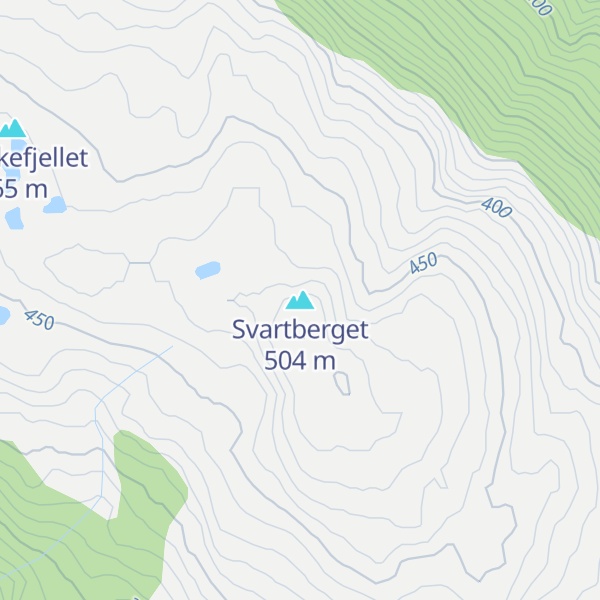 Map of Svartberget