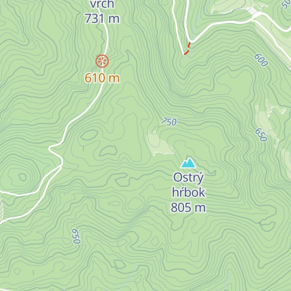 Map of Boženka