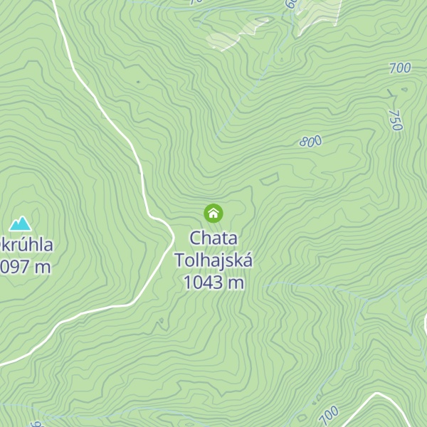 Map of Chata Tolhajská