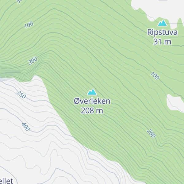 Map of Øverleken