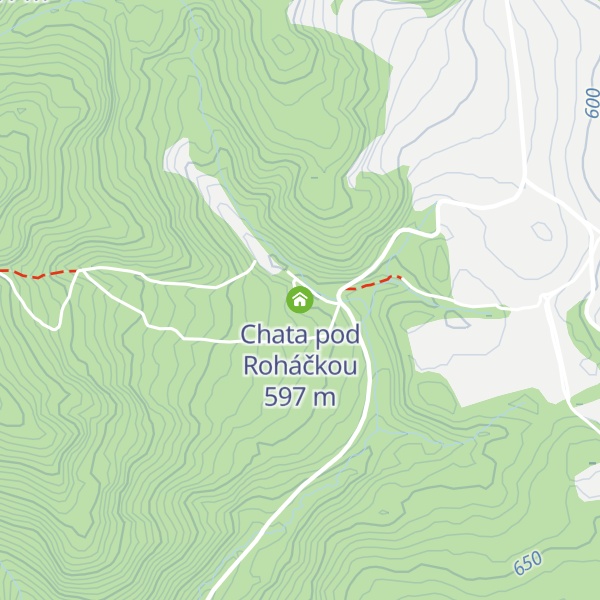 Map of Chata pod Roháčkou