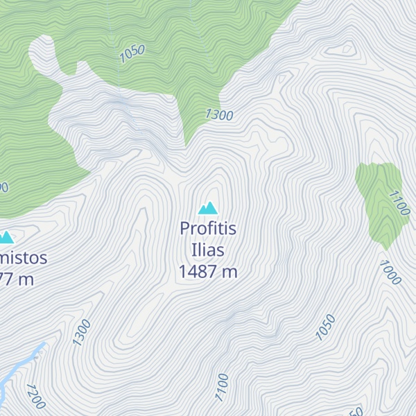 Map of Profitis Ilias