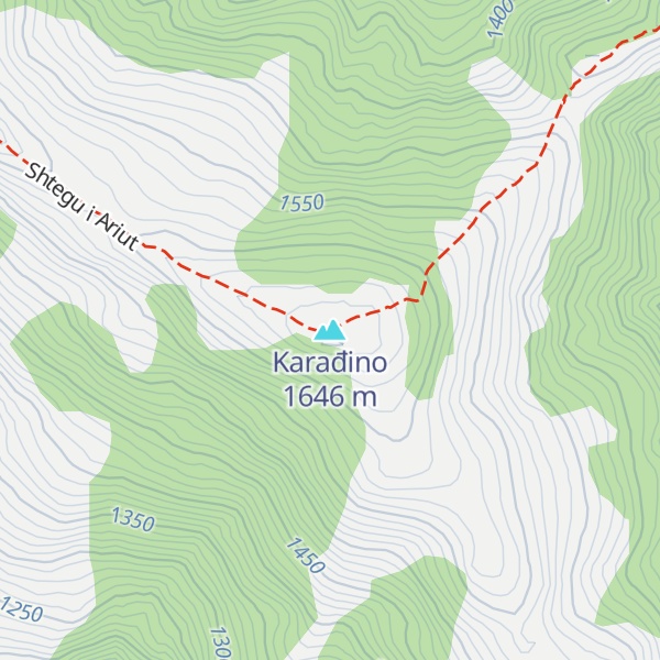 Map of Karađino