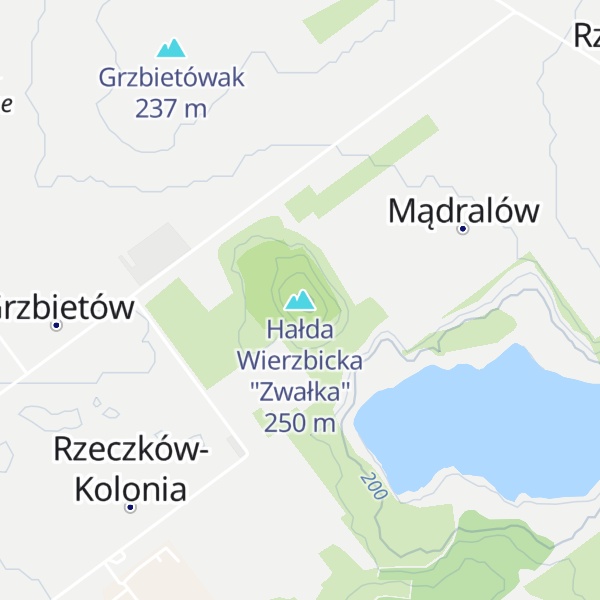 Map of Hałda Wierzbicka "Zwałka"